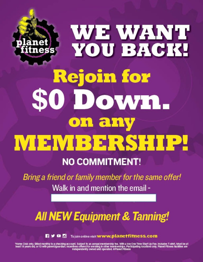How much is a one year membership to planet fitness Planet Fitness Promotion Mix Oshricomartos